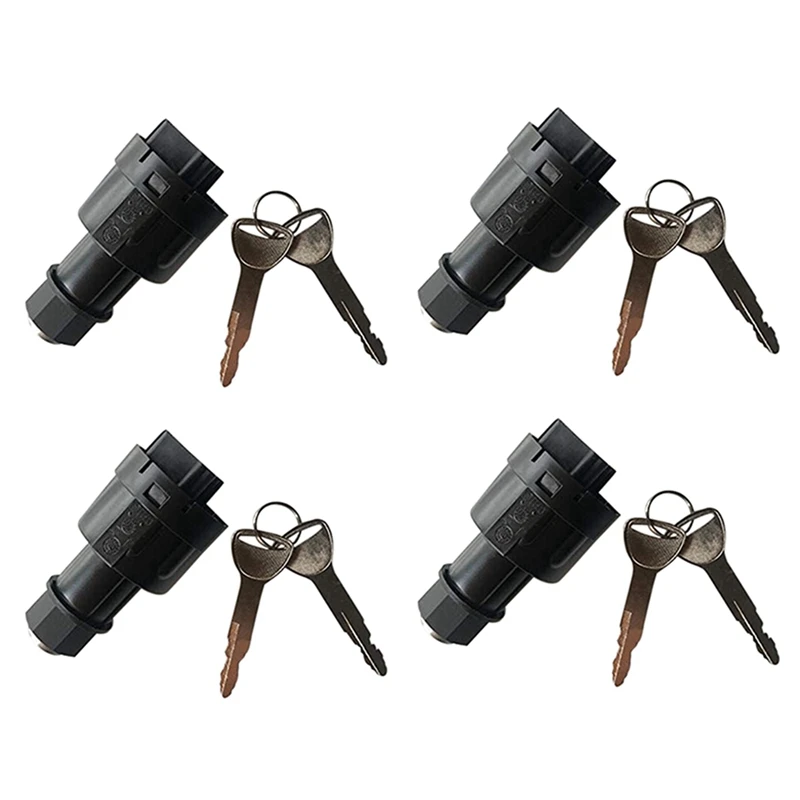 

4X 57590-23333-71 Ignition Switch With 8 Keys For Toyota Forklift 4P Ignition Switch Lock Cylinder