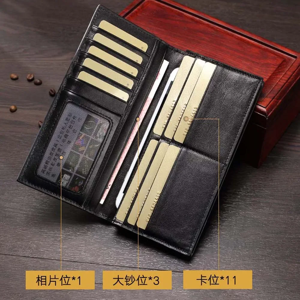

jianglang new male male wallet long business crocodile men clutch bag
