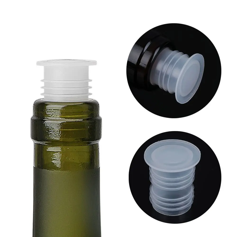 Plastik flaschen verschlüsse Weins topfen Flasche Weinher stellungs dicke Umwelt qualität Kunststoff Weins topper Wohn accessoires