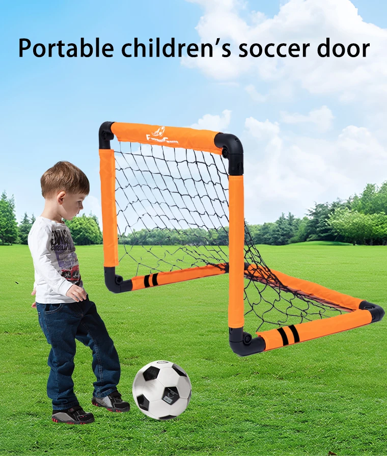 2025 portería de fútbol de plástico más popular PVC 60 * 45 cm portería de tamaño múltiple portero de fútbol pequeño