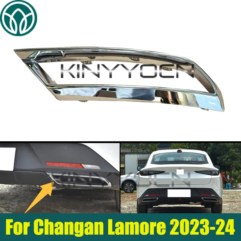 

Car Rear Exhaust Pipe Throat Trim Cover For Changan Lamore 2023-2024 Rear Bumper Trim Frame