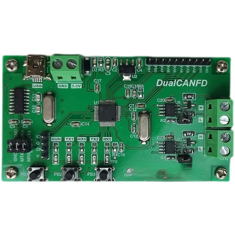 

Two-way CANFD Development Board Learning Board Evaluation Board GD32C103 Car Bus CANFD 2 Compatible CAN