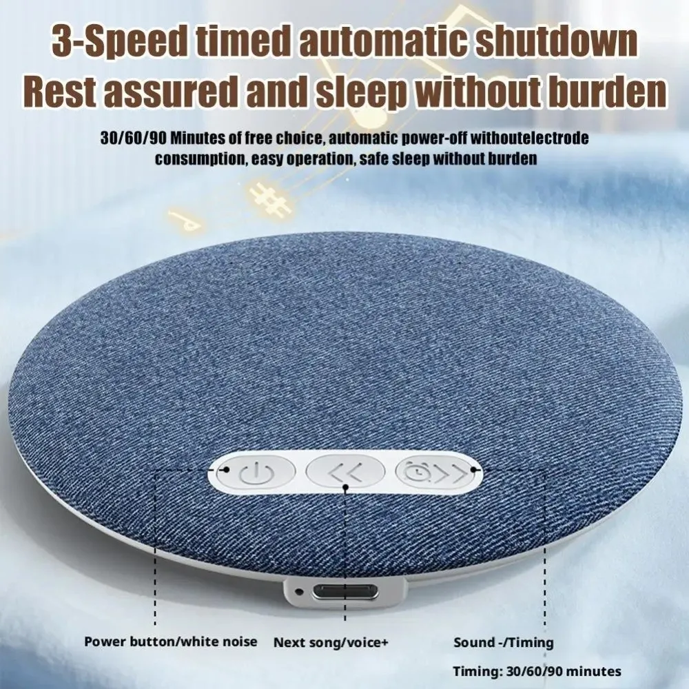 

Bluetooth 6.0 Under Pillow Bluetooth Speaker Sleep Aid 3-Level Timer Wireless Sleeping Speaker HiFi Stereo Sound