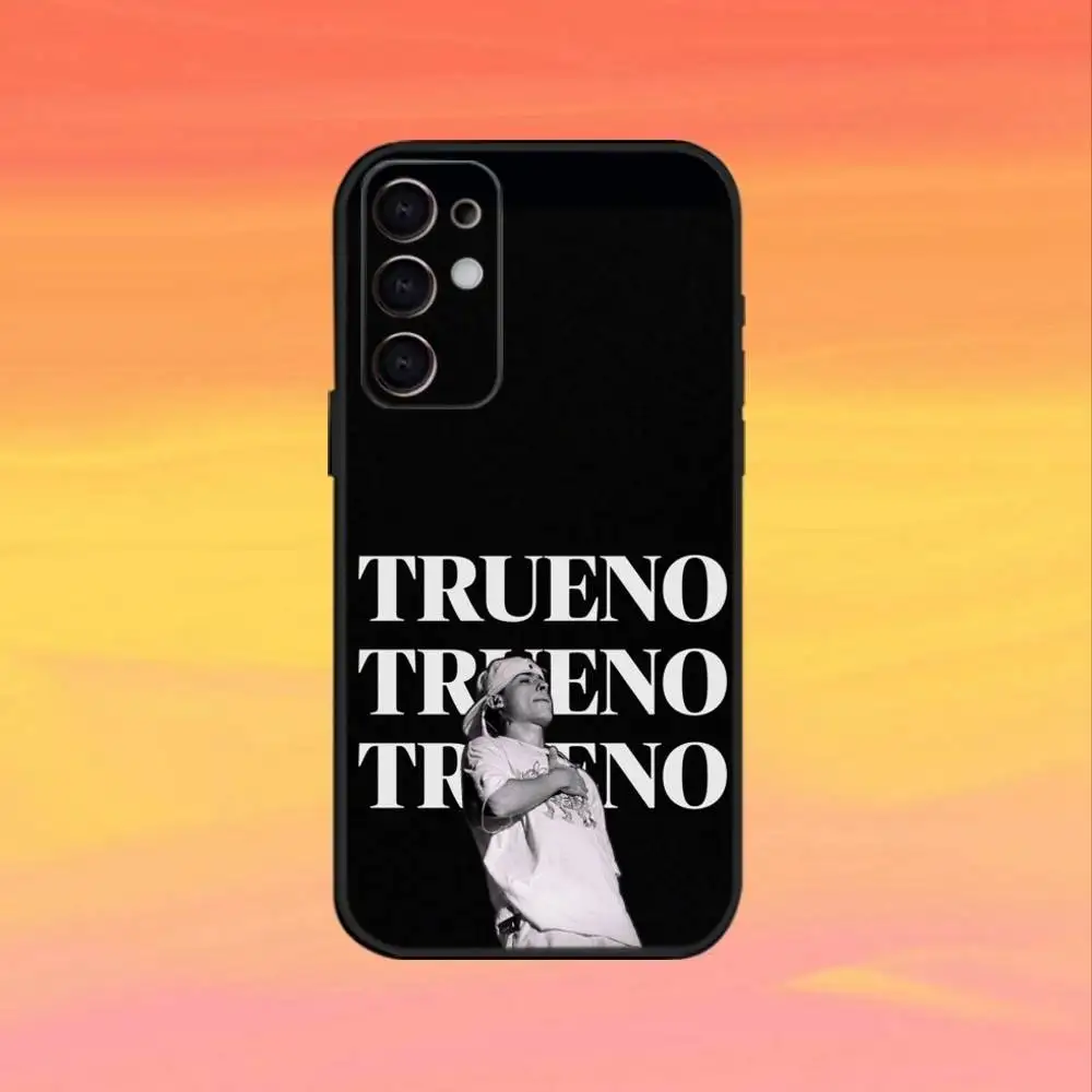 เคสโทรศัพท์นักร้องที-ทรูโน่สำหรับ Samsung S25,S24,S21,S22,S23,S30,Ultra,S20,Plus,Fe,Note,10,9,5G สีดำ