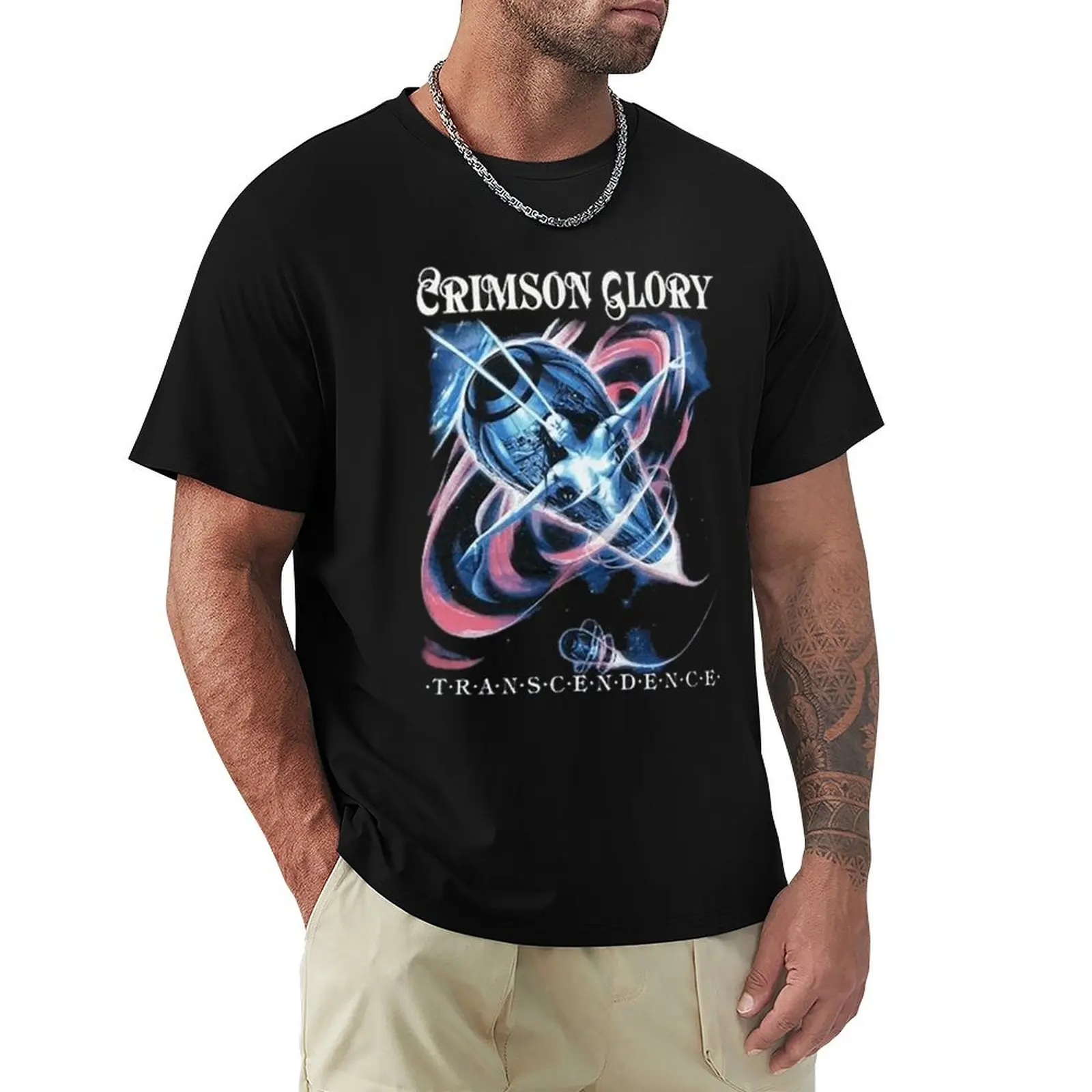 

crimson glory T-Shirt oversize t-shirts man anime tshirt summer clothes black t-shirts for men