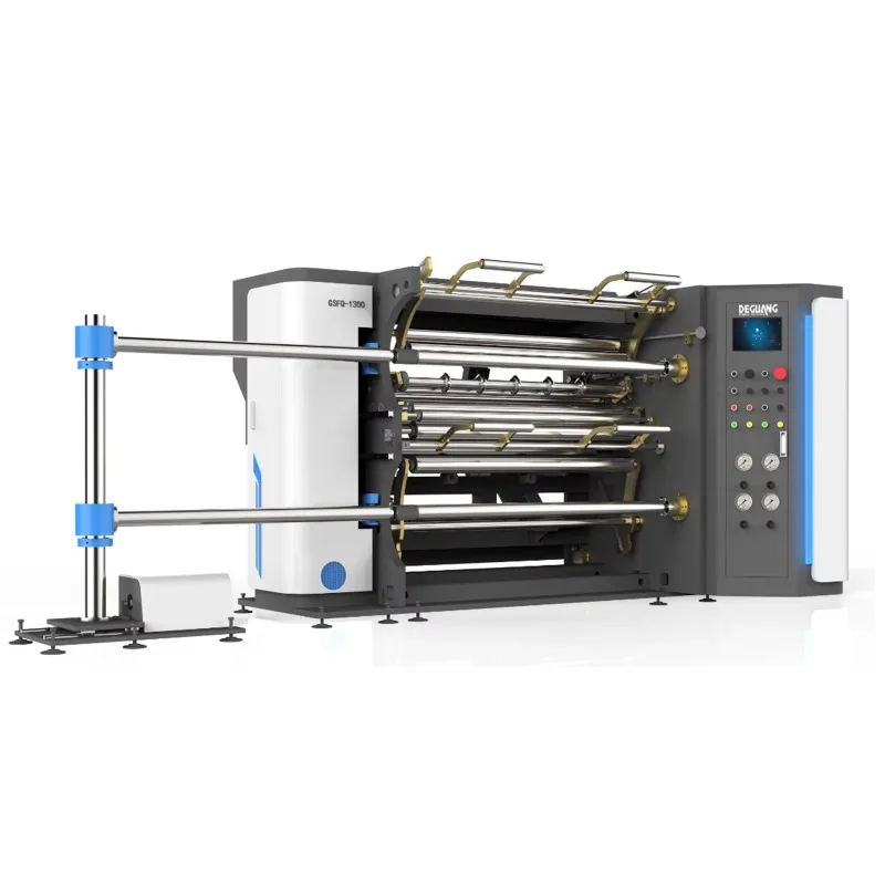 Customized Roll Cutting Rewinding Machine Slitter Rewinder Paper, Plastic Film Rolls