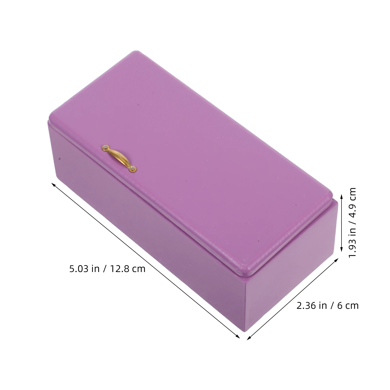 Mini réfrigérateur léger de couleur violette, échelle 1:12, pour maison de poupée, installation de salon, Simulation de meubles de cuisine authentiques