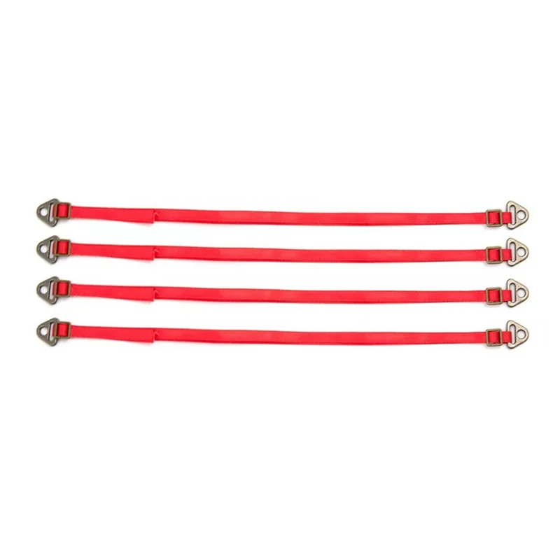 1/7 1/8 1/10 Suspension Negative Pressure Shock Absorber Limit Band Straps Protective Rope RC Car Parts, red