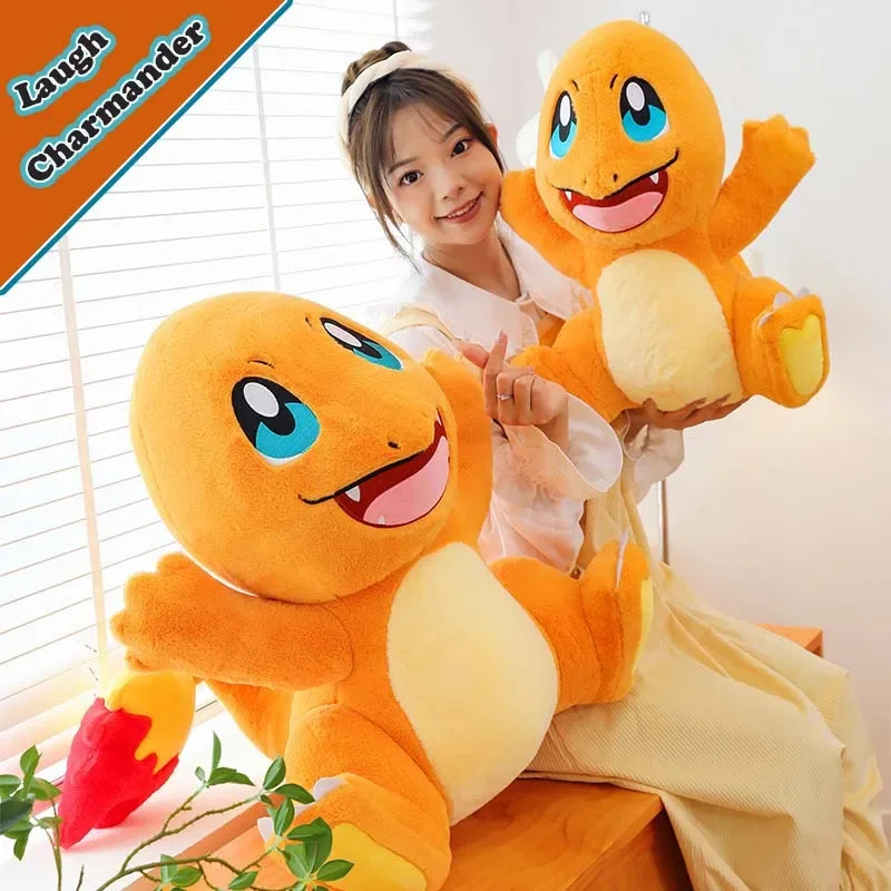 Pokemon Charmander Pluszowe zabawki Nowy Pokémon Anime Plushie Dolls 35/70cm Kawaii Poduszka Królik Wypchane prezenty świąteczne dla dzieci