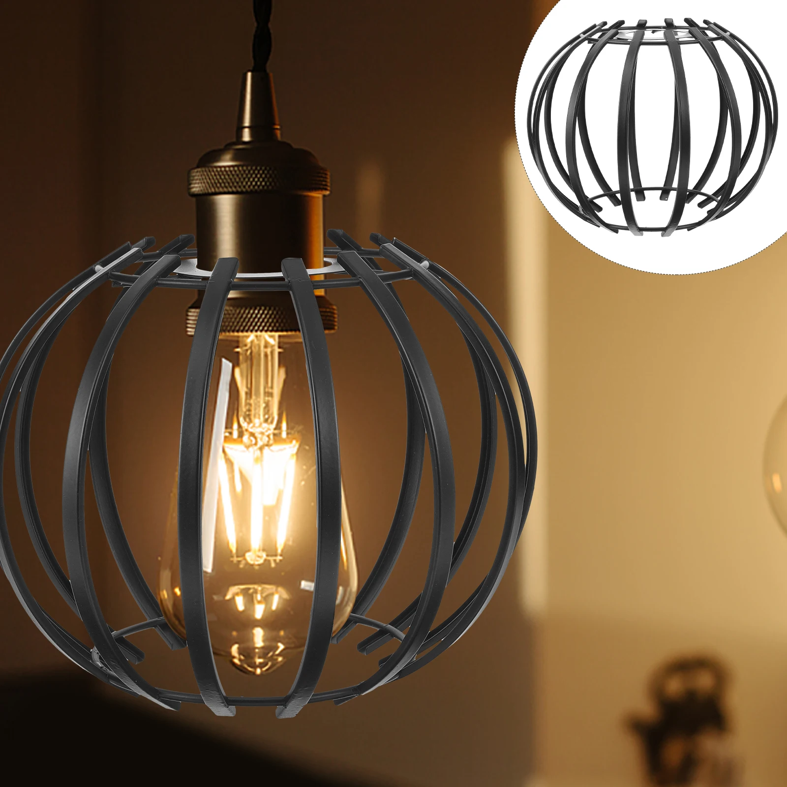 

Iron Pendant Light Shade Hollow Geometric Design Home Lampshade Replacement For Ceiling Lighting Accessories Metal