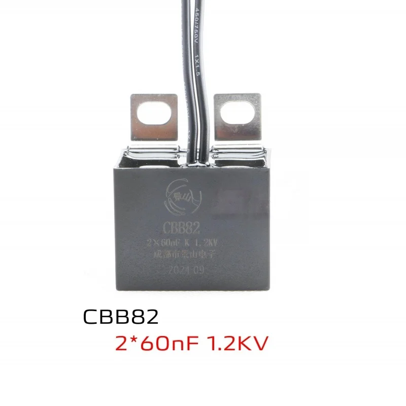 CBB Capacitor CBB82 2*60nF K 1.2KV IGBT Absorption Protection Film Capacitor Capacitive and Resistive Absorption