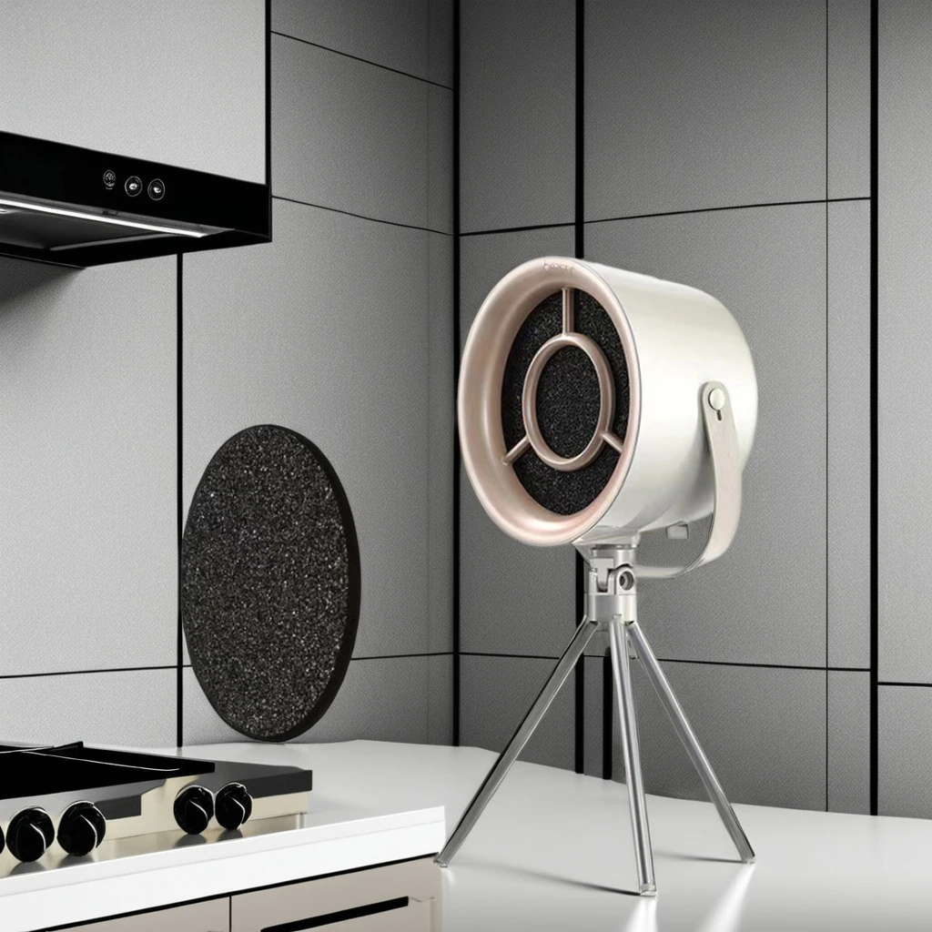 Suitable forDesktop Mini Range Hood, Home Restaurant, Hot Pot Barbecue, Deodorization, Oil Fume Purifier, Portable Smoke Exhaust