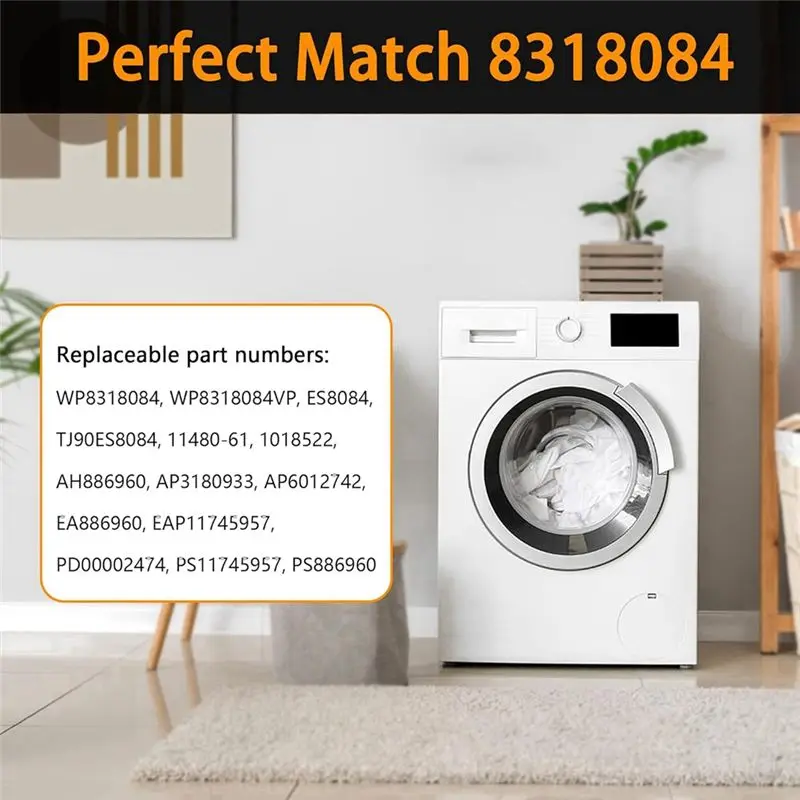 B59B 8318084 Washer Lid Switch Replacement Part for Whirlpool Roper Estate Amana Washer 2PCS