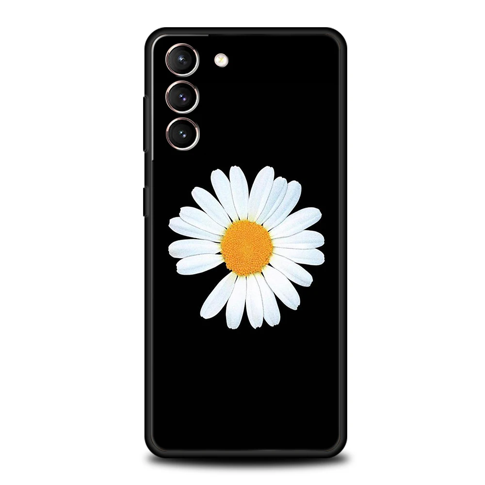 Fashion Fresh Little Daisy Flower Phone Case For Samsung Galaxy S24 S23 S22 S20 S21 FE Ultra S24 S23 S10 S10E S9 S8 Plus 5G Bags