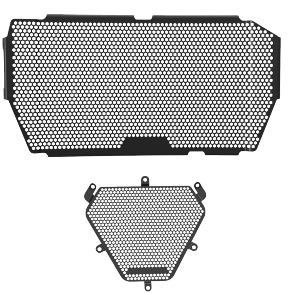 Radiator And Oil Cooler Guard Set  For Ducati Diavel 1260 / Diavel 1260 S 2019-2020-2021-2022 Aluminium Black Diavel 1260/S