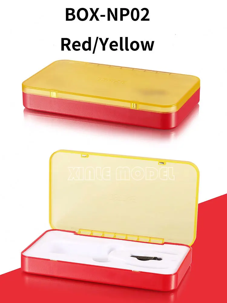 SCATOLA DSPIAE Scatola portaoggetti magnetica opaca per pinze per attrezzi, scatola portaoggetti per pinze per morso, adatta per strumenti modello militare, hobby fai da te