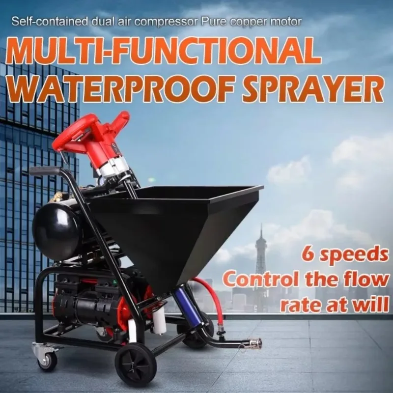 Multifunctional High Pressure Spraying Machine for Fireproof Waterproof Coating Putty Paint Polyurethane Cement