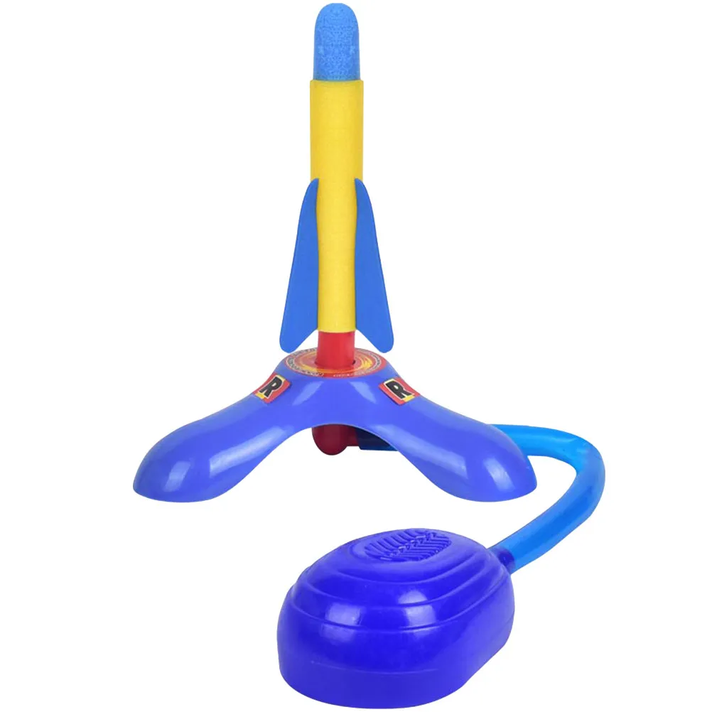 1Pcs Kids Shooting Rocket Game Safe Plastic Sponge Material Air Pump Shooter for Boys Creative Fun Family Play Gift - view 5