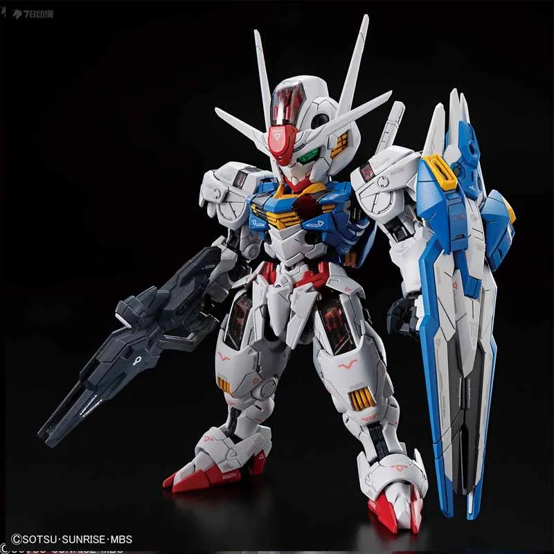 

Bandai Original GUNDAM MGSD XVX-016 GUNDAM AERIAL Series аниме фигурка в сборе модель игрушки Коллекционная модель орнамент
