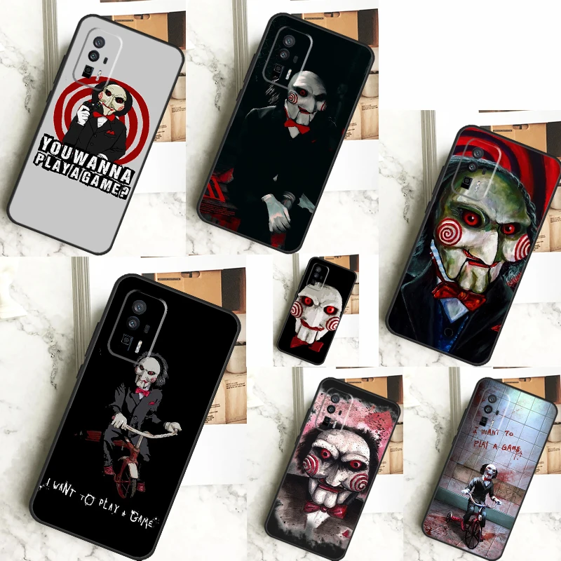 Saw Jigsaw Puppet Case For POCO F6 Pro X6 X5 X3 F3 F5 M6 M5s Xiaomi 13T Pro 11T 12T 12 13 Lite 14 Ultra Cover