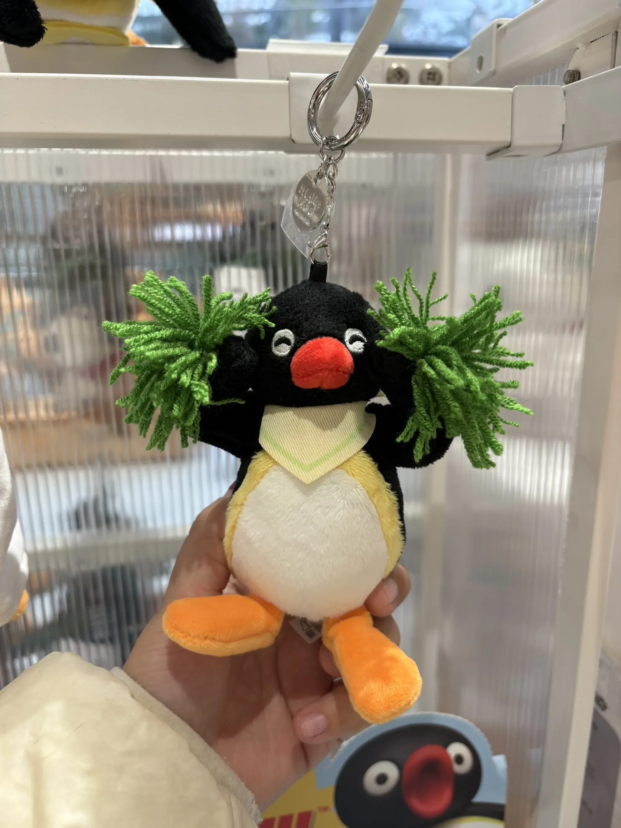 

Плюшевая игрушка Pingu в закрытой упаковке: меняющие настроение забавные мордочки, модный креативный брелок для сумки, аксессуар, праздничный подарок, игрушка для детей и взрослых