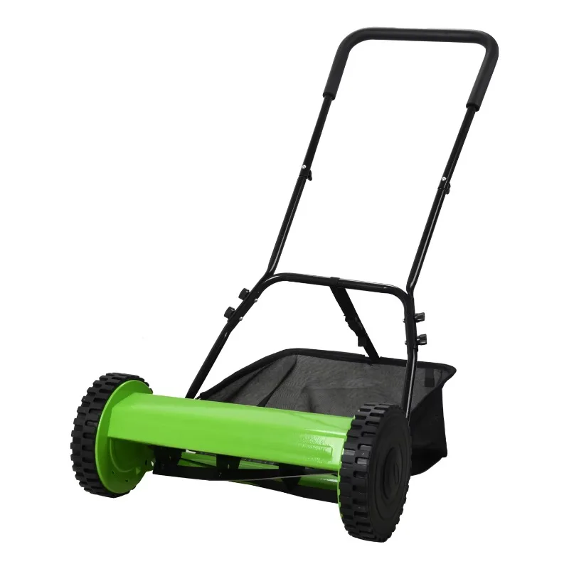 

Portable Manual Roll Mower Light Hand Push Mower Lawn Mower with Grab Case