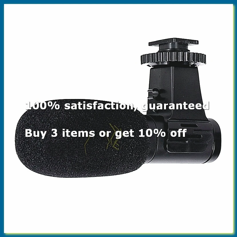 Video Microphone On-Camera Mini Condenser Record Interview Vlog Mic for Phone DSLR Camera 3.5mm Microphone-A62I