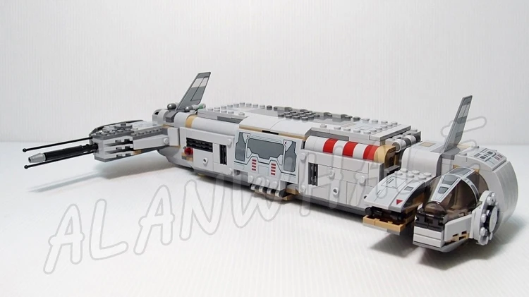 678 Stück Space Plan Resistant Troop Transporter Senkung Ramp 10577 Bausteine Spielzeug kompatibel mit Modell