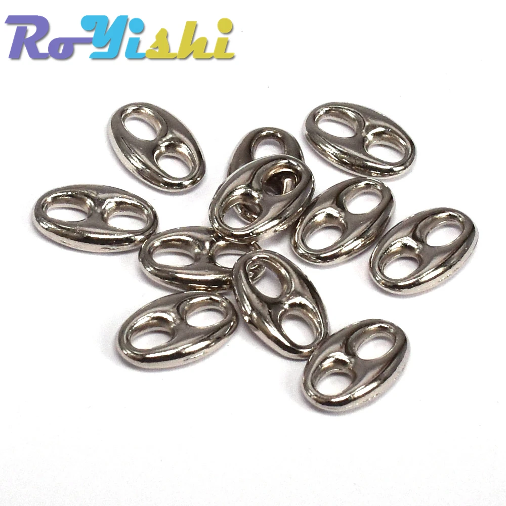 10 Pcs/Pack Silver Metal Swivel Hook Clasp Key Chains Keyrings Connectors For Lanyards Paracord Handbag Bag Parts