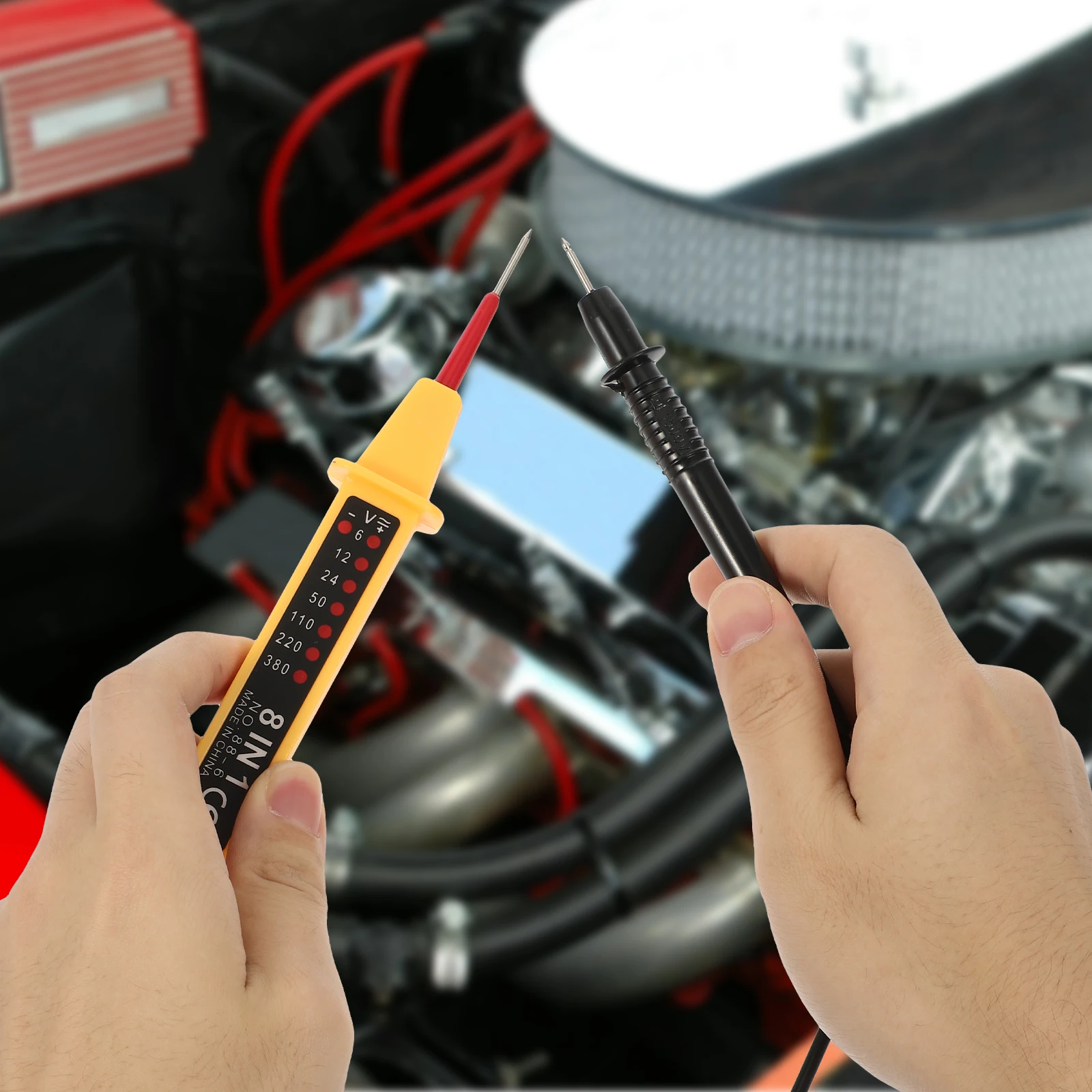 

Professional Voltage Detection Pen Car Automotive Electrical Tester High Precision Sturdy Design Electric Auto for Automotive