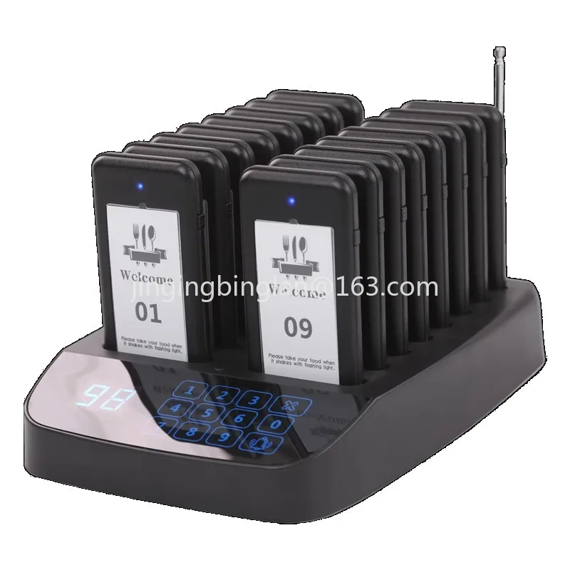 The wireless restaurant pager supplied by the manufacturer in 2026 is suitable for restaurants, hospitals and other occasions