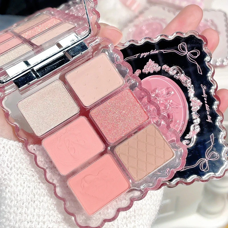 gogotales-gem-serie-sombra-disco-ballet-cisne-terra-cor-coreano-luz-diaria-maquiagem-fosco-puro-portatil-sombra-cosmeticos