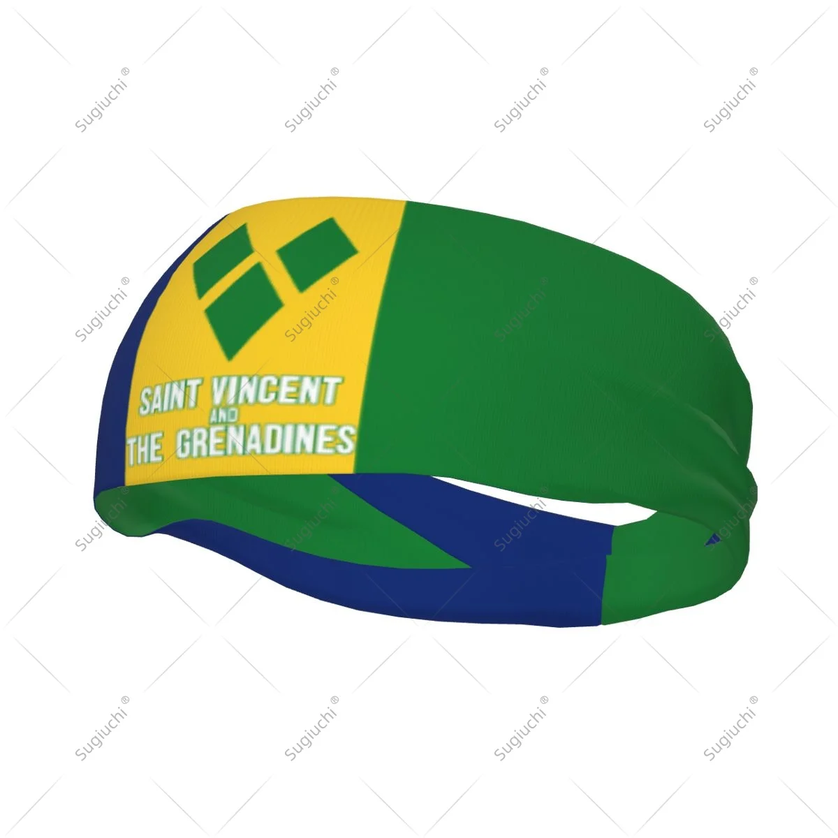 

Эластичные широкие повязки на голову с флагом Сент-Винсента и Гренадин для мужчин и женщин, для занятий йогой, фитнесом, теннисом, бегом, занятиями в спортзале