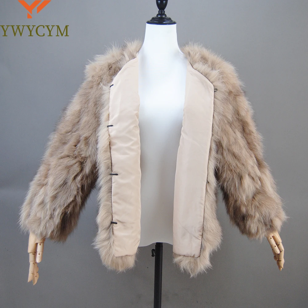 

Real Fur Coat Women's Winter Warm Natural Fox Fur Coat High Quality LAN Fox Luxury Fashion 70cm Long Jacket Wholesale Hot 2025