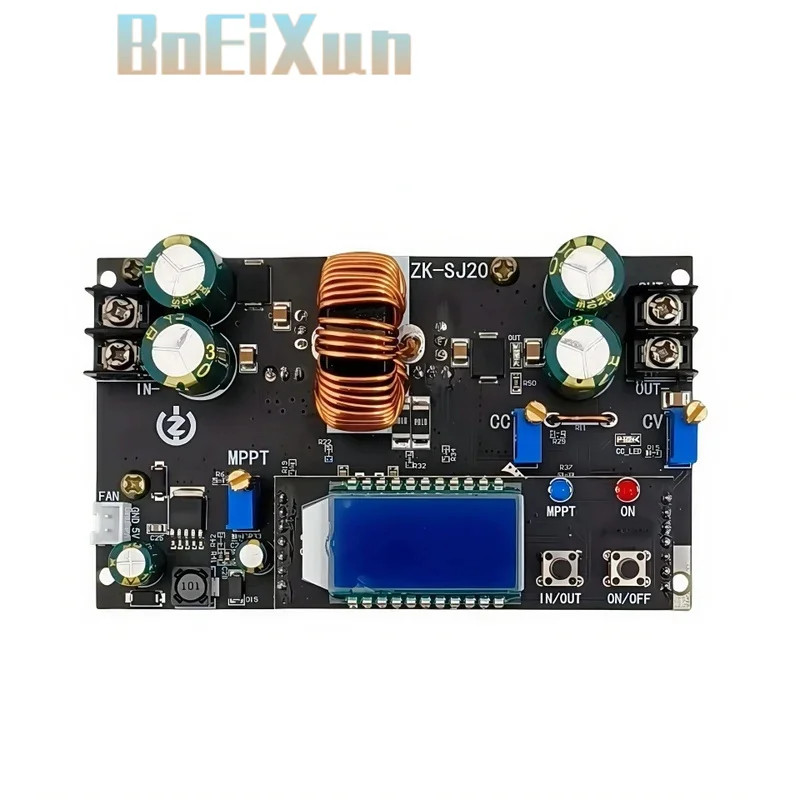 ZK-SJ20 Automatic Step Up Down Module MPPT Buck Boost Converter Power Supply Module Adjustable Board