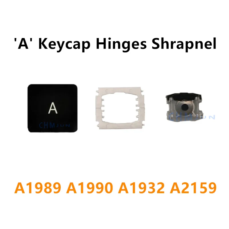 Replacement Individual A KeyCap Hinges and Shrapnel are Applicable for MacBook Pro A1989 A1990 A1932 A2159 Keyboard