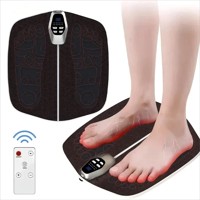 EMS Foot Massager Rechargeable Massage Pad Foot Relaxation Pad Electric Foot Massage Tools Promote Blood Circulation