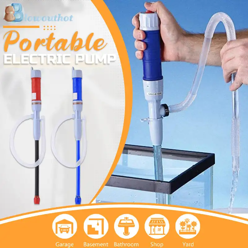 

Liquid Oil Transfer Pump Water Pump Powered Electric Outdoor Car Vehicle Fuel Gas Transfer Suction Pumps Liquid Transfer Oil