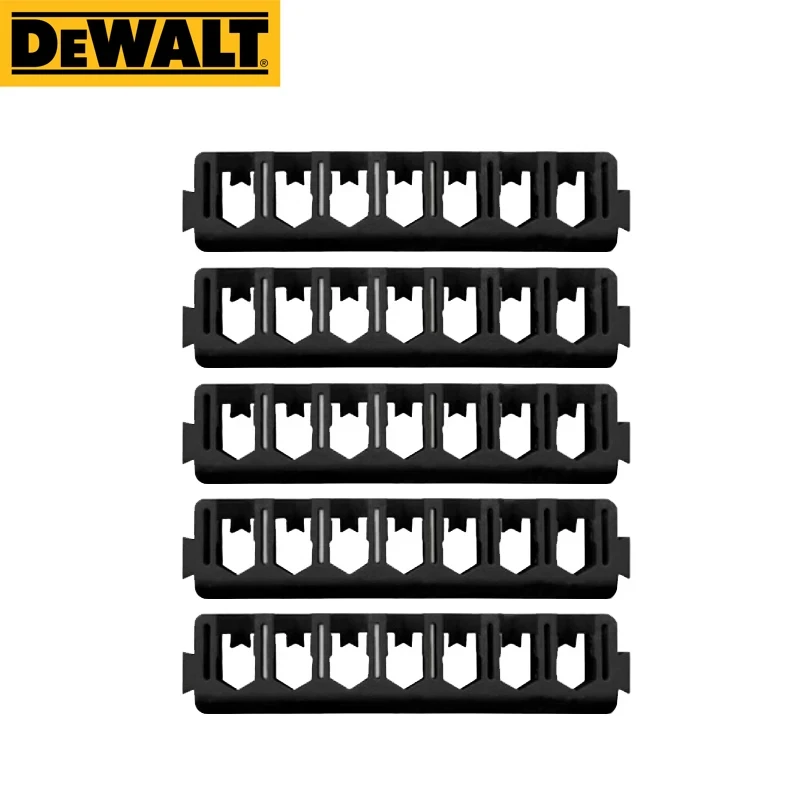 DEWALT Original Holder Bits Bracket Tool Accessories Storage Black Small 7 Plug 5PCS Storage Tool Attachments