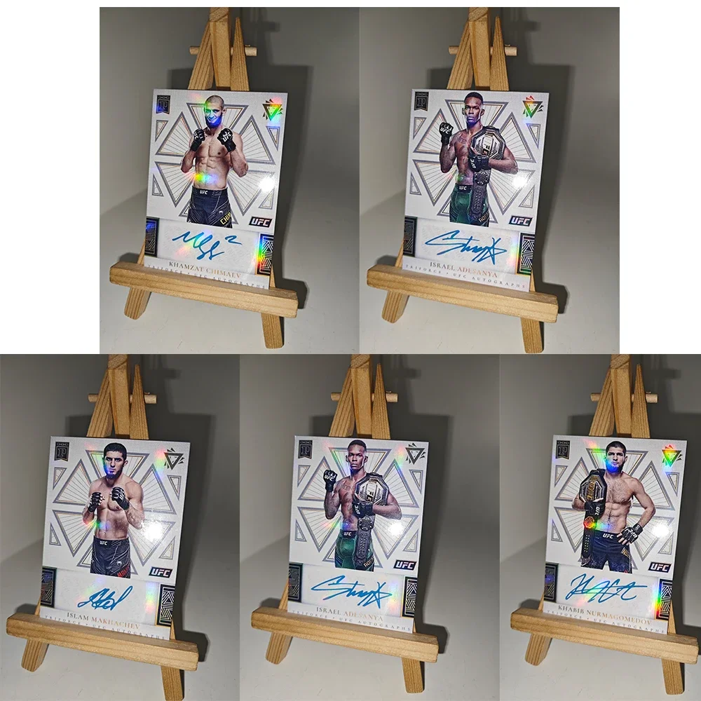 SPORTS DIY UFC national treasure khabib nurmagomedov RAUL ROSAS ALEX PEREIRA Refracted glitter collectible cards holiday gifts - view 6