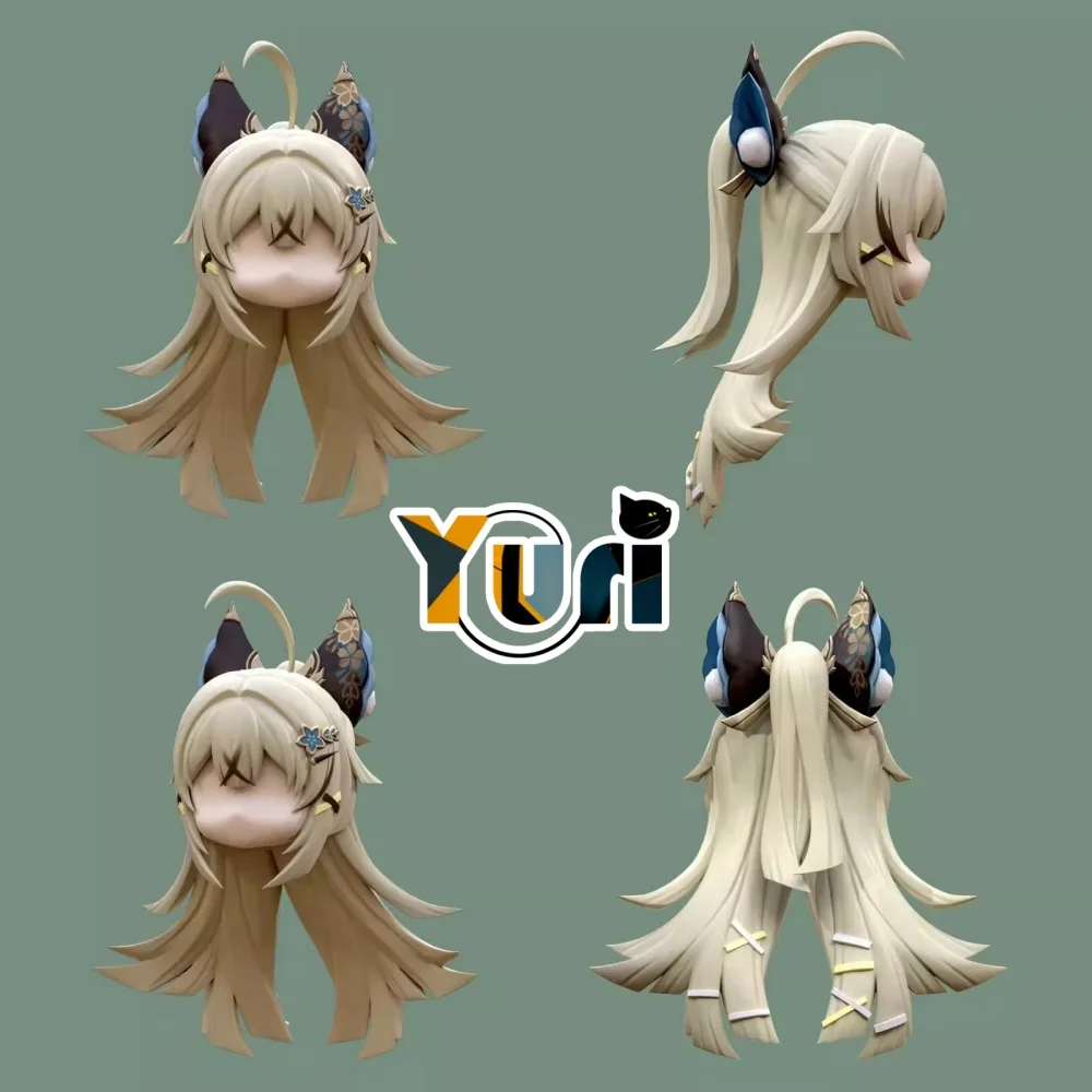 

New Game Genshin Impact Kirara Handmade OB11 OB22 Hair Wig Detachable Anime Cosplay Cute Props C Limited