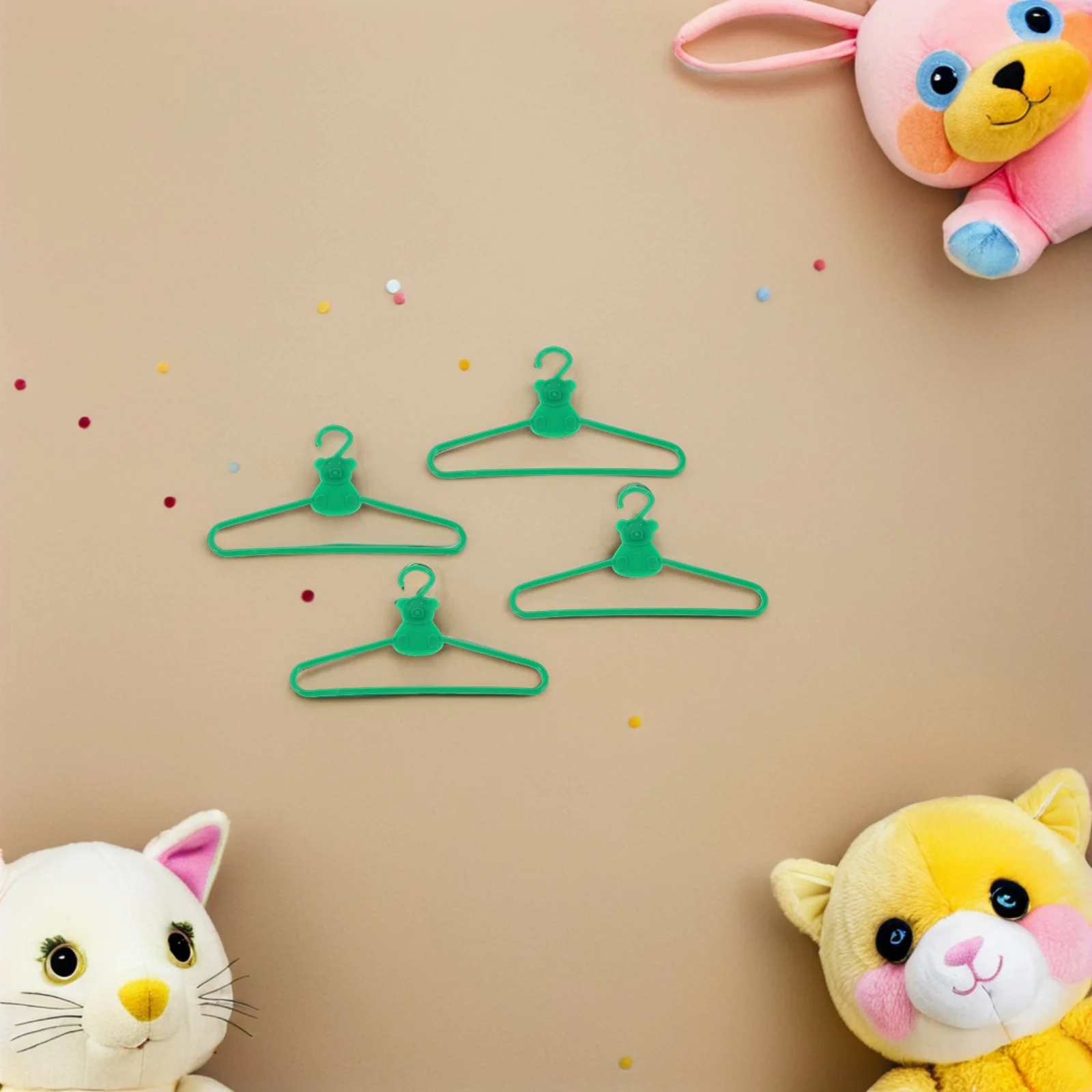 

100 Pcs Mini Hanger Baby Dress Clothes for Gowns Accessories Coat Hangers Christmas