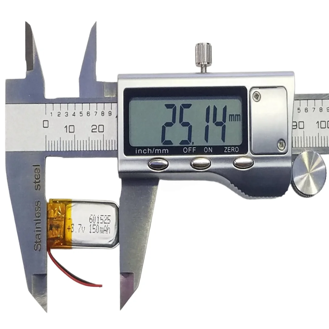 601525 Li-Po Battery Compatible with 601624 601727 061828 for GW33 Watch, Blood Pressure Monitor & Bluetooth Headset