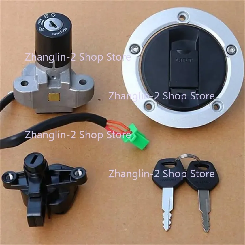 

Замок зажигания мотоцикла, ключ, крышка топливного бака, крышка топливного газа, замок крышки бака для Suzuki EN150-A EN125-3F EN125-3A 3E EN150