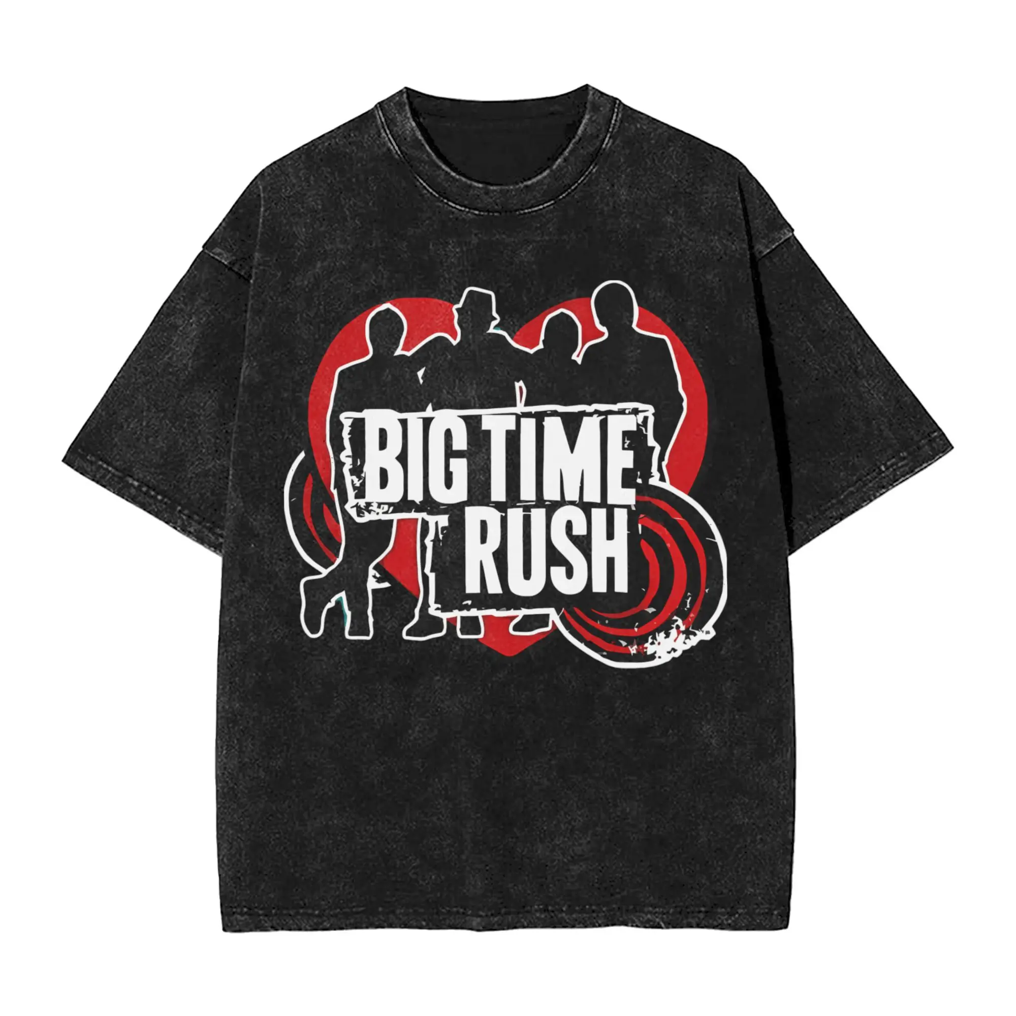 

Мужские футболки Big-Time-Rush, музыкальная одежда, летняя классическая футболка с короткими рукавами, повседневная футболка в стиле хип-хоп с круглым вырезом, хит продаж