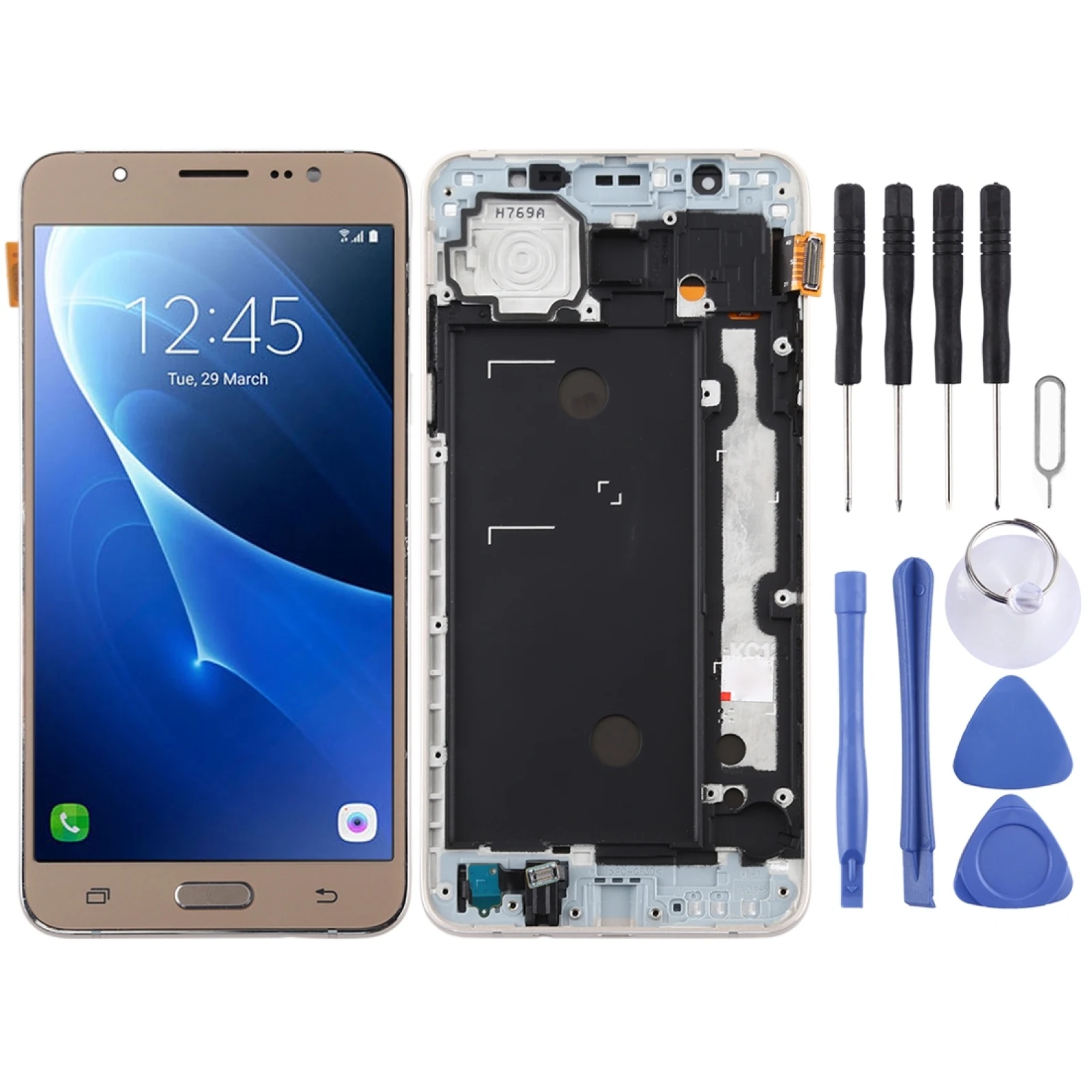 TFT LCD Screen for Samsung Galaxy J7 (2016) / J710F with Digitizer Full Assembly with Frame