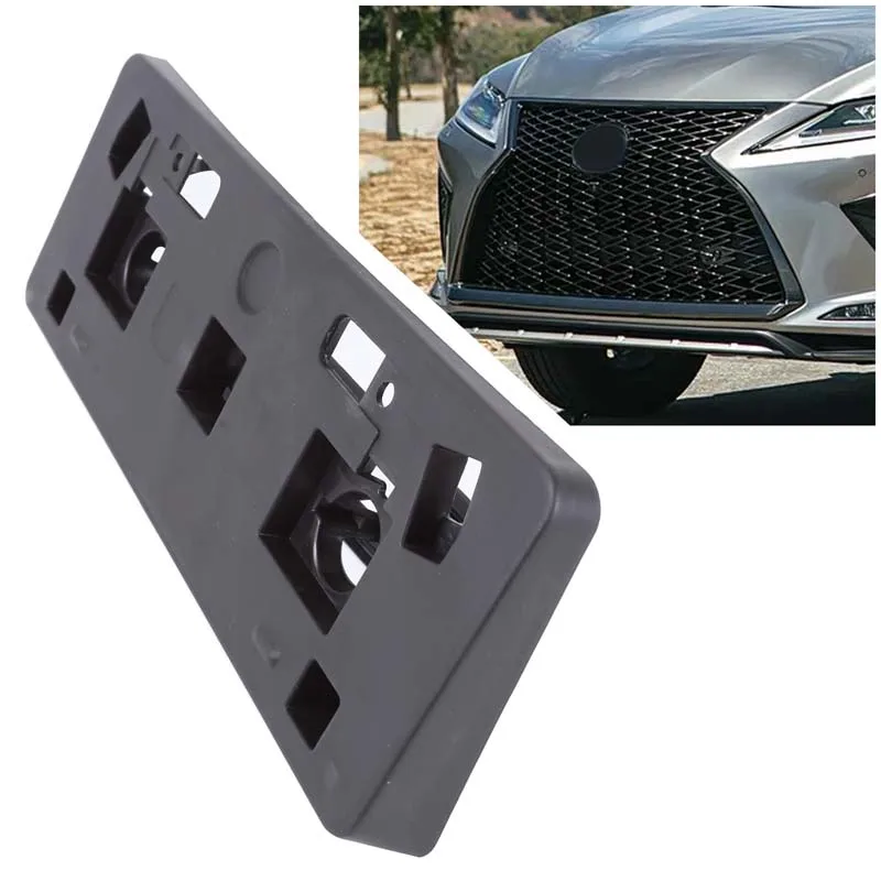 

ABS Black For Lexus RX 2020-2022 Car Front License Plate Holder Car Accessories(OE:LX1068137，521140E190)