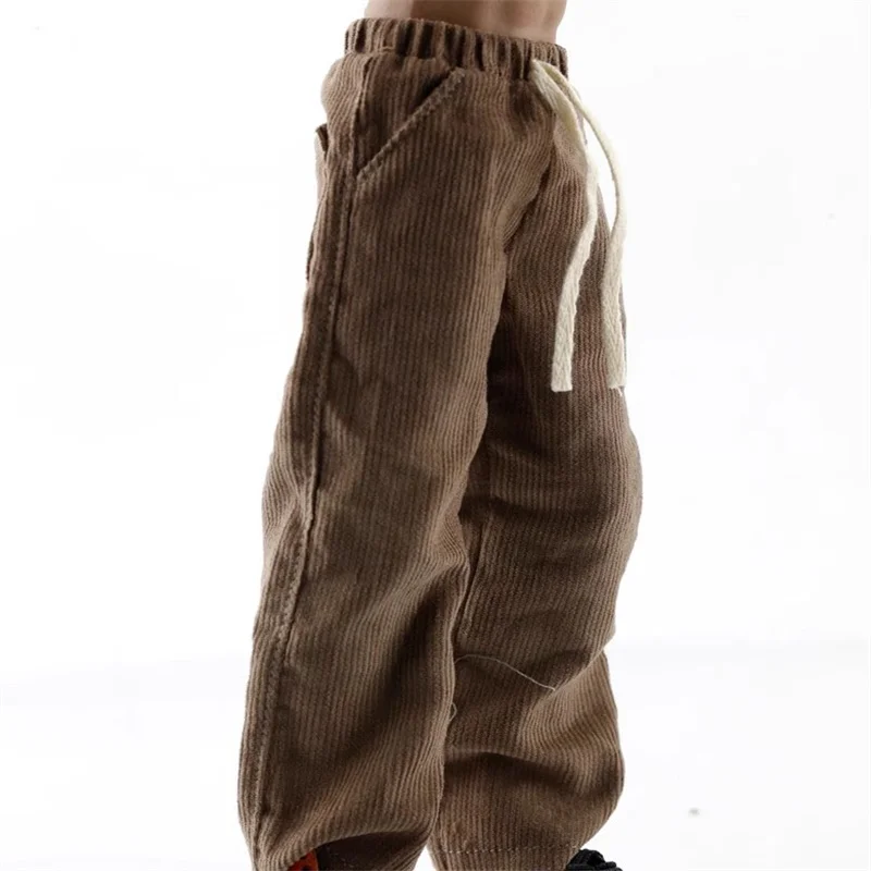 

Little 1/6 Soldier Fashion Trendy Loose Straight Leg Pants Model Accessories Fit 12'' Action Figure Body In Stock