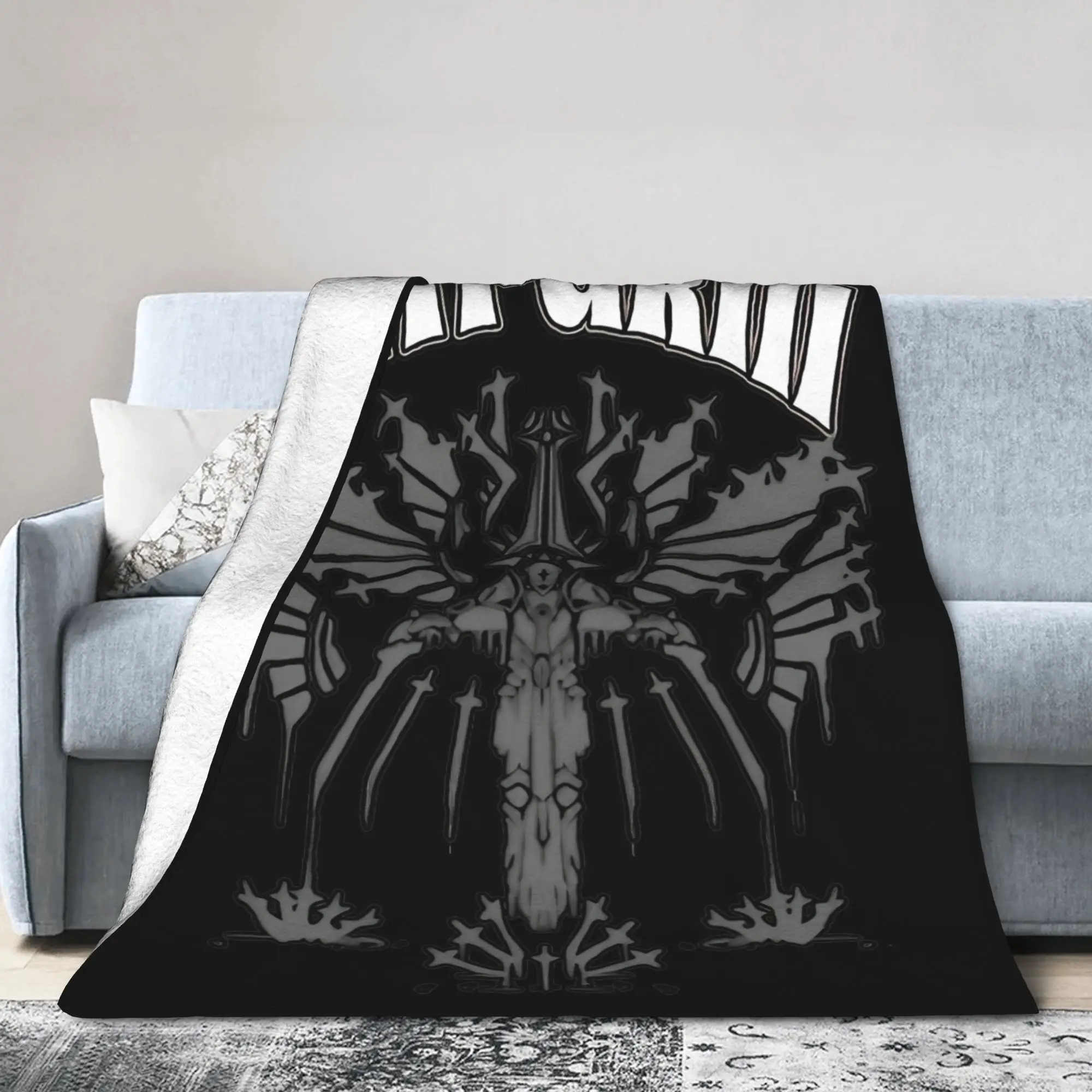 Ultra Kill Ultrakill Shooting Game Blanket Coral Fleece Plush All Season V1 Rock Multi-function Warm Throw Blankets Bedspreads