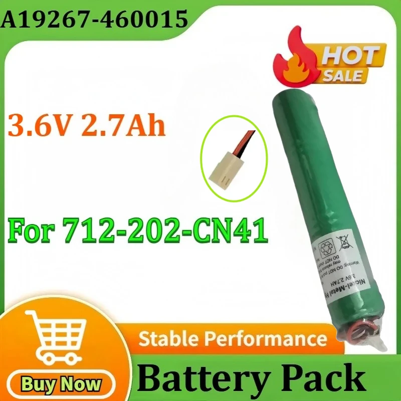 

3.6V 2.7Ah A19267-460015 Ni-MH Battery Pack for 712-202-CN41 Rechargeable Batteries